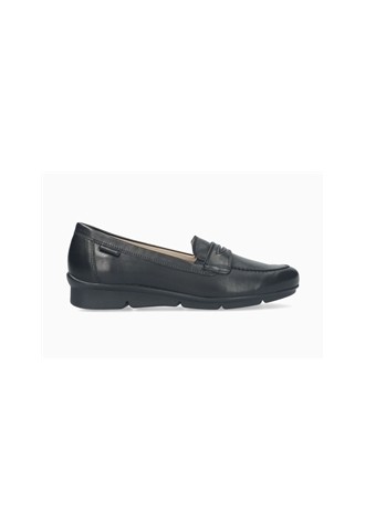 MOCASSIN CONFORT LISSE NOIR