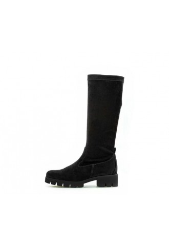 BOTTE STRETCH NUBUCK NOIRE/...