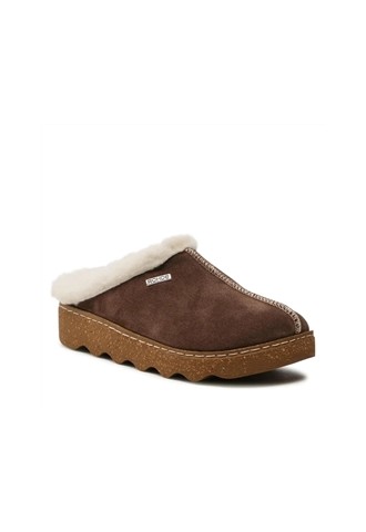 SABOT NUBUCK MARRON FOURRE/...