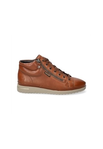 Basket montante zip marron...