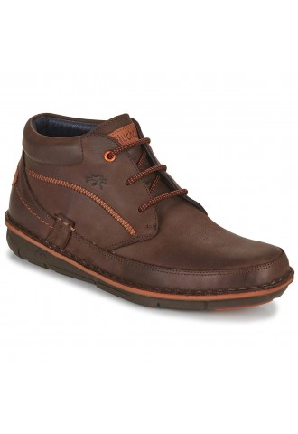 CHAUSSURE MONTANTE CUIR MARRON