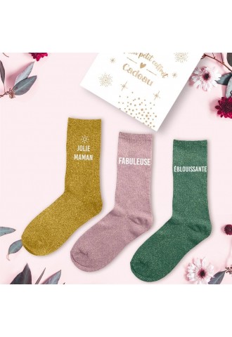 COFFRET TRIO CHAUSSETTES...