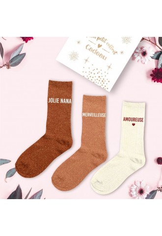 COFFRET TRIO CHAUSSETTES...