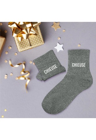 CHAUSSETTES PAILLETTES CHIEUSE