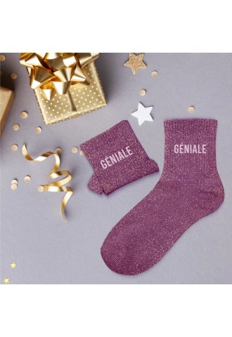 CHAUSSETTES PAILLETTES GÉNIALE