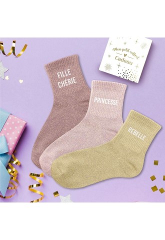 COFFRET TRIO CHAUSSETTES...