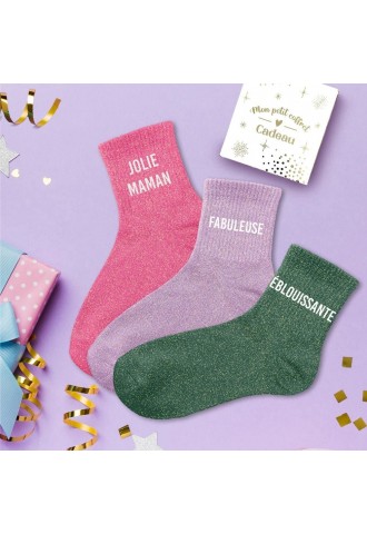 COFFRET TRIO CHAUSSETTES...