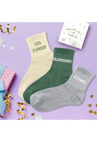 COFFRET TRIO CHAUSSETTES...