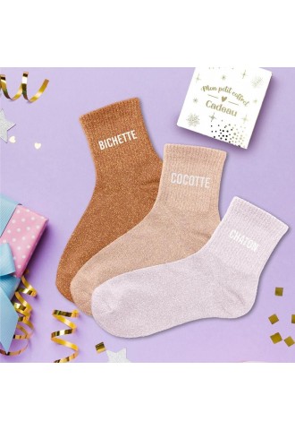 COFFRET TRIO CHAUSSETTES...