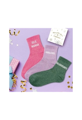 COFFRET TRIO CHAUSSETTES...